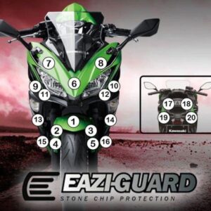 Pellicola adesiva moto kawasaki ninja h2 sx 2018-2020 Eazi-Grip / Eazi