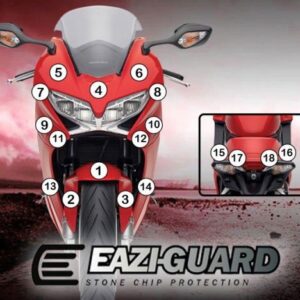Pellicola adesiva moto kawasaki zzr 1400 2012-2019 Eazi-Grip / Eazi-Gu