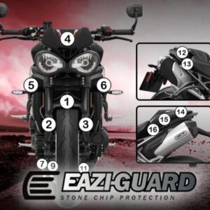 Pellicola adesiva moto triumph 1050 speed triple 2016-2017 Eazi-Grip /