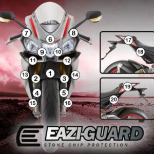 Pellicola adesiva per moto Aprilia RSV 4 2015-2017 Eazi-Grip / Eazi-Gu