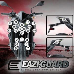 Pellicola adesiva per moto Kawasaki Ninja 250/400 2018-2020 Eazi-Grip