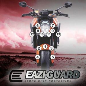 Pellicola adesiva per moto ktm 1290 superduke gt 2016-2018 Eazi-Grip /