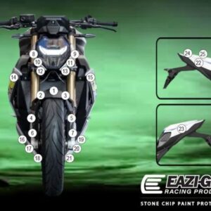 Pellicola adesiva per moto S1000R 2021-2024 Eazi-Grip / Eazi-Guard - P