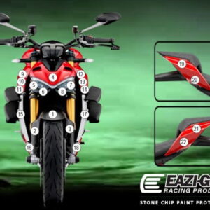 Pellicola adesiva per moto STREETFIGHTER V4 2020- Eazi-Grip / Eazi-Gua
