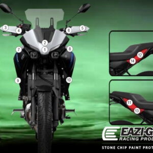 Pellicola adesiva per moto TRACER 7 - GT 2021- Eazi-Grip / Eazi-Guard