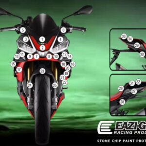 Pellicola adesiva per moto TUONO V4 2021- Eazi-Grip / Eazi-Guard - Pro