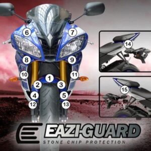Pellicola adesiva per moto yamaha yzf-r6 2008-2016 Eazi-Grip / Eazi-Gu