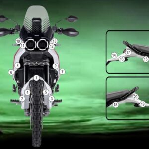 Pellicola moto Ducati Desert X Eazi-Grip / Eazi-Guard - Protezione Pro