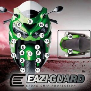 Pellicola moto kawasaki ninja h2 2015-2018 Eazi-Grip / Eazi-Guard - Pr