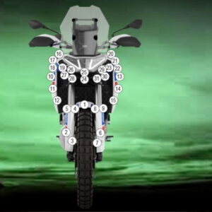 Pellicola protettiva APRILIA TUAREG 660 2022-2024 Eazi-Grip / Eazi-Gua