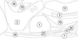 Pellicola protettiva APRILIA TUAREG 660 2025- Eazi-Grip / Eazi-Guard -