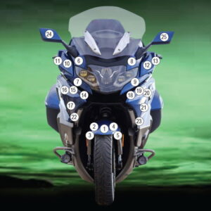 Pellicola protettiva BMW K 1600 GTL | B | GRAND AMERICA 2022- Eazi-Gri