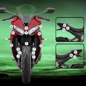 Pellicola protettiva moto DAYTONA 660 2024 Eazi-Grip / Eazi-Guard - Pr