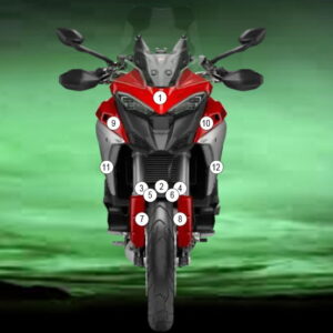 Pellicola protettiva per MULTISTRADA V4 RALLY 2023- Eazi-Grip / Eazi-G