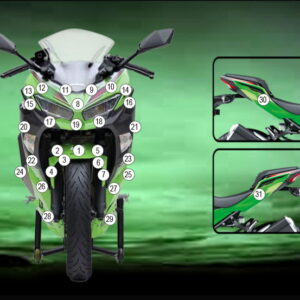 Pellicola protettiva per NINJA 400 2023- Eazi-Grip / Eazi-Guard - Prot