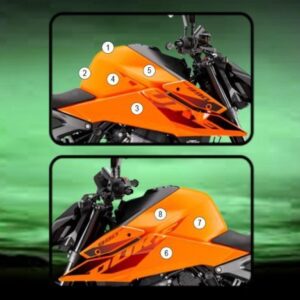 Pellicola protettiva serbatoio moto per KTM Duke 990 Eazi-Grip / Eazi-