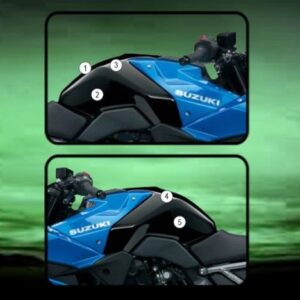 Pellicola protettiva serbatoio moto per Suzuki GSX-8R/GSX-8S Eazi-Grip