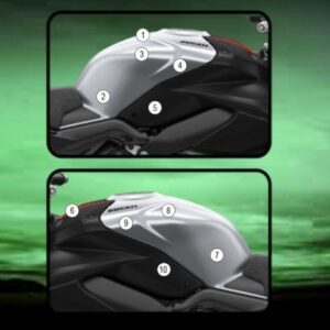 Pellicola protettiva serbatoio per DUCATI STREETFIGHTER V4 SP Eazi-Gri