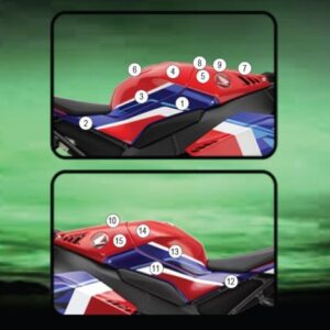 Pellicola protettiva serbatoio per Honda CBR 1000 RR 2020 - Eazi-Grip