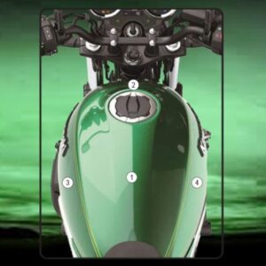 Pellicola protettiva serbatoio per Kawasaki Z 650 RS 2021 - Eazi-Grip