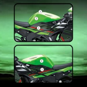 Pellicola protettiva serbatoio per Kawasaki ZX-6R 2023-2025 Eazi-Grip