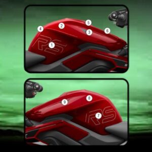 Pellicola protettiva serbatoio per STREET TRIPLE 765 Eazi-Grip / Eazi-
