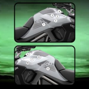 Pellicola protettiva serbatoio per TIGER 1200 GT, GT PRO e RALLY PRO 2