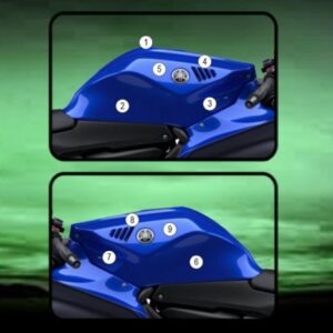 Pellicola protettiva serbatoio per Yamaha R 7 2021 - Eazi-Grip / Eazi-