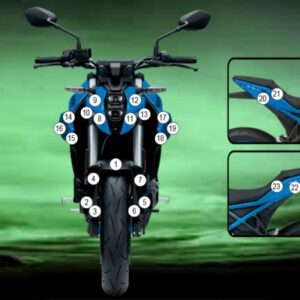 Pellicola protettiva Suzuki GSX-8S 2023 Eazi-Grip / Eazi-Guard - Prote