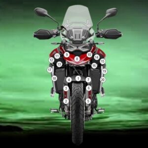 Pellicola protettiva Triumph Tiger 900 GT - GT PRO 2024 Eazi-Grip / Ea