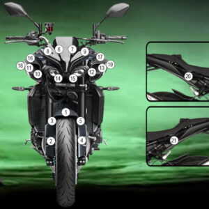 Pellicola protettiva YAMAHA MT-10 2022- Eazi-Grip / Eazi-Guard - Prote