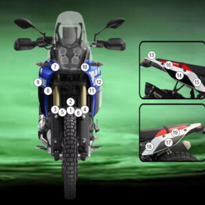 Pellicola protettiva YAMAHA TENERE 700 2019- Eazi-Grip / Eazi-Guard -