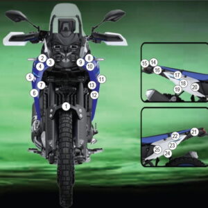 Pellicola protettiva YAMAHA Tenere 700 2025- Eazi-Grip / Eazi-Guard -