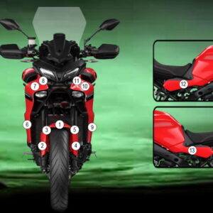 Pellicola protettiva YAMAHA TRACER 9 2021- Eazi-Grip / Eazi-Guard - Pr