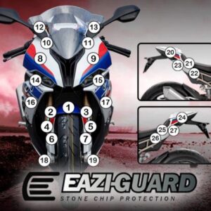 Pellicola moto bmw s 1000 rr 2019 Eazi-Grip / Eazi-Guard - Protezione