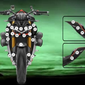 Pellicola protettiva DUCATI STREETFIGHTER V4 SP Eazi-Grip / Eazi-Guard