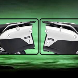 Protezione per valigie laterali per BMW R 1250 RT 2019-2024 Eazi-Grip