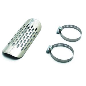 Protezione scarico acciaio inox - diam.40-55mm (perforata) Daytona - Q