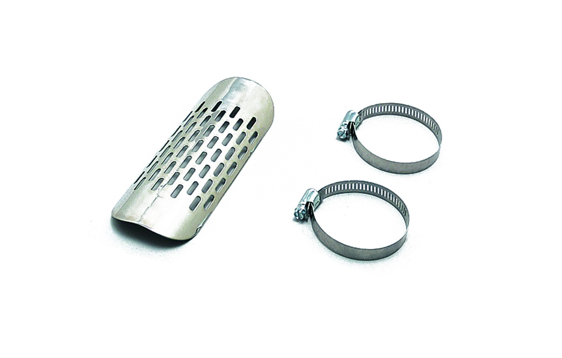 Protezione scarico acciaio inox - diam.40-55mm (perforata) Daytona - Q 1 Protezione scarico acciaio inox - diam.40-55mm (perforata) Daytona - Q