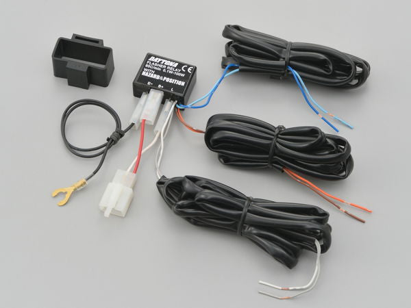 Relay con connettore 0.1-100W - DC12V per luci posizione - direzione D 1 Relay con connettore 0.1-100W - DC12V per luci posizione - direzione D
