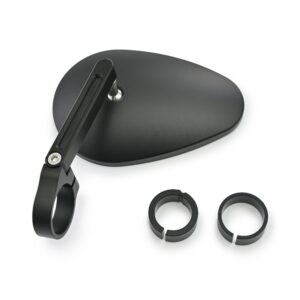 Specchietto D-MIRROR-22 in alluminio E-MARKED (1 pezzo) Daytona - Qual