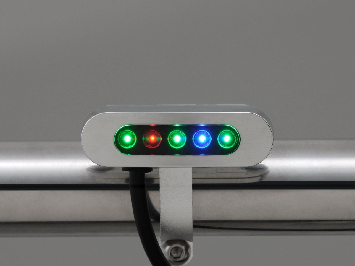 Strumento compatto indicatori led mod.ALPHA, alluminio CNC Daytona - Q 4 Strumento compatto indicatori led mod.ALPHA, alluminio CNC Daytona - Q - immagine 4