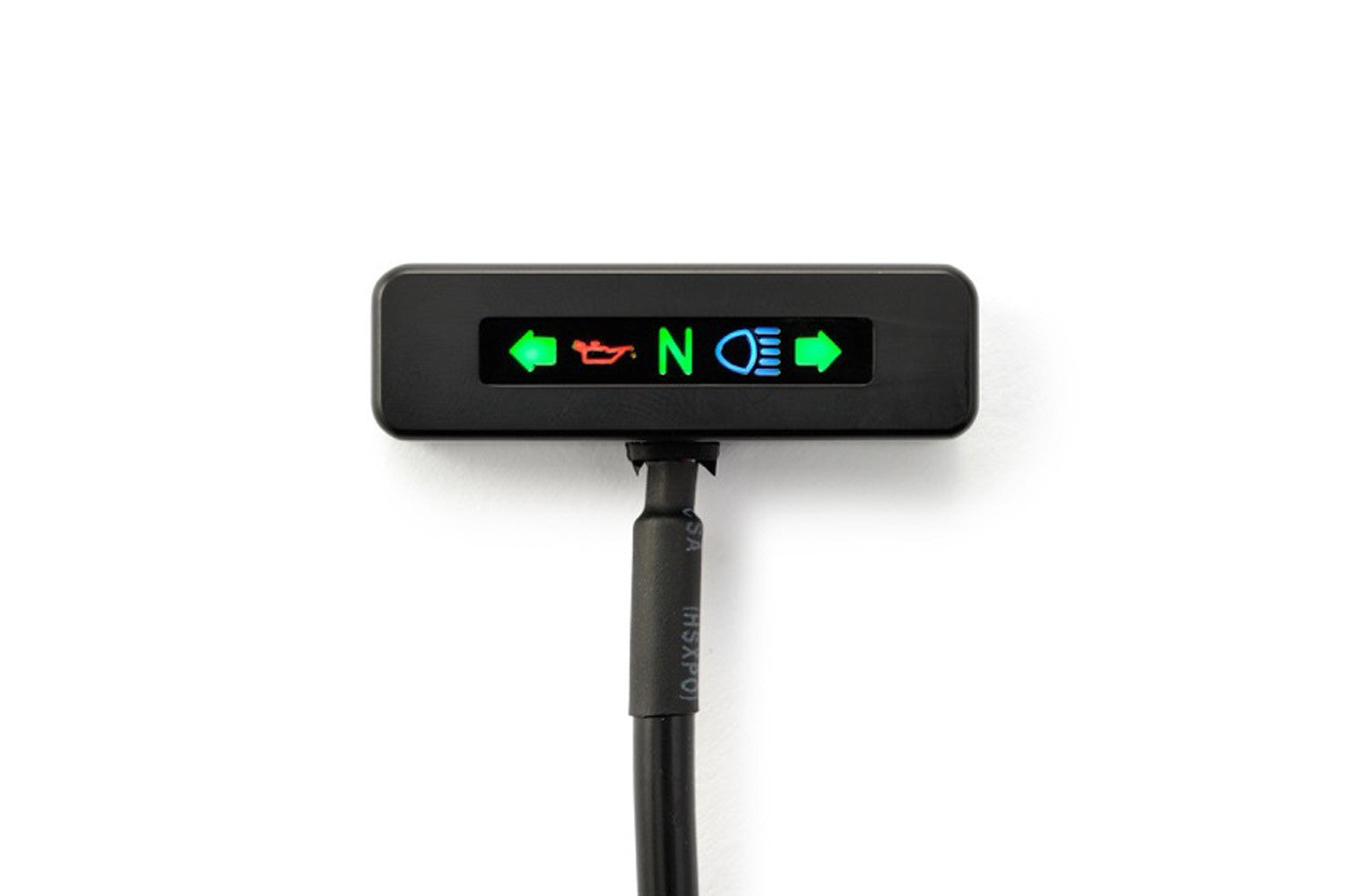 Strumento compatto indicatori led mod.BETA, alluminio CNC Daytona - Qu 1 Strumento compatto indicatori led mod.BETA, alluminio CNC Daytona - Qu