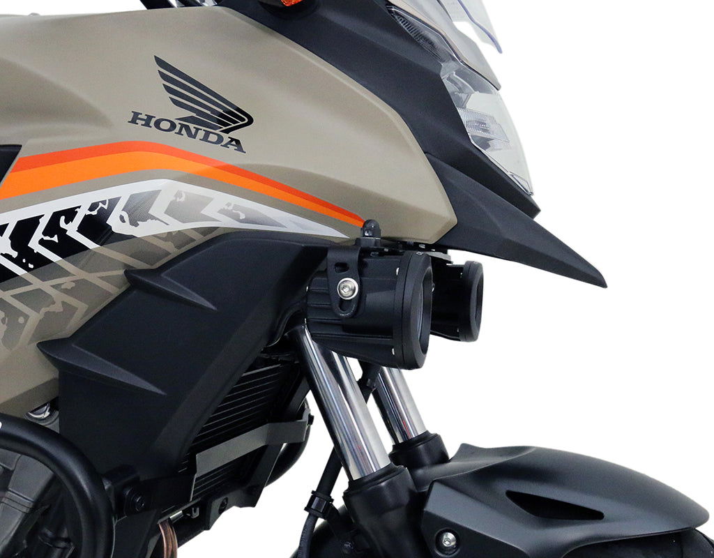 Supporti montaggio faretti anteriori per Honda CB 500 X '13-'20 DENALI 1 Supporti montaggio faretti anteriori per Honda CB 500 X '13-'20 DENALI