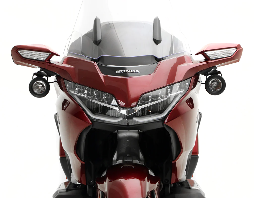 Supporti montaggio faretti anteriori per Honda Gold Wing '18-'20 DENAL 1 Supporti montaggio faretti anteriori per Honda Gold Wing '18-'20 DENAL