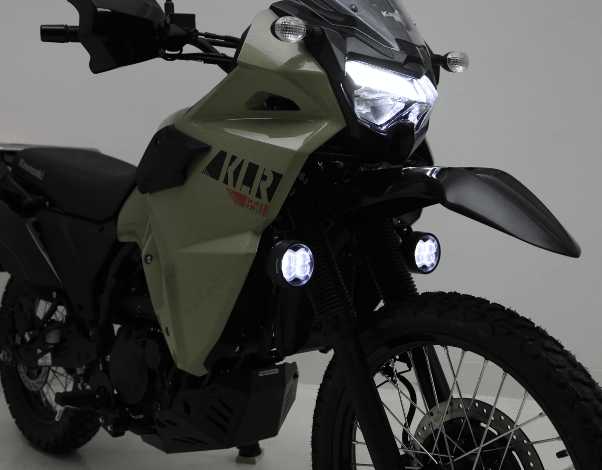 Supporti montaggio faretti anteriori per Kawasaki KLR 650 '22- DENALI 3 Supporti montaggio faretti anteriori per Kawasaki KLR 650 '22- DENALI - immagine 3