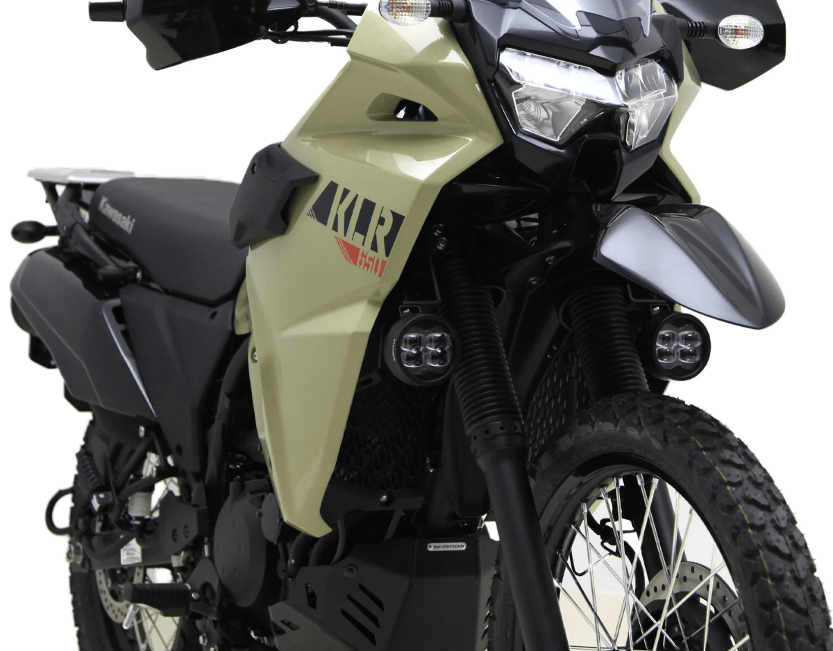 Supporti montaggio faretti anteriori per Kawasaki KLR 650 '22- DENALI 2 Supporti montaggio faretti anteriori per Kawasaki KLR 650 '22- DENALI - immagine 2