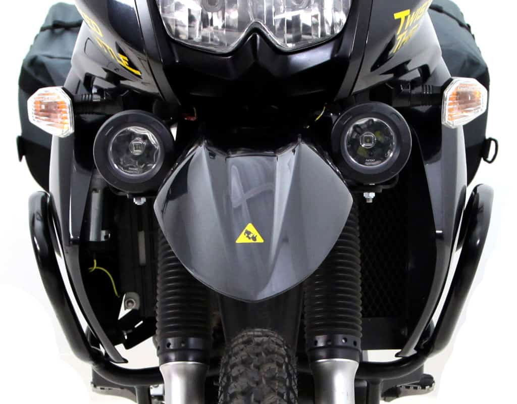 Supporti montaggio faretti anteriori per Kawasaki KLR 650 E '08- DENAL 2 Supporti montaggio faretti anteriori per Kawasaki KLR 650 E '08- DENAL - immagine 2