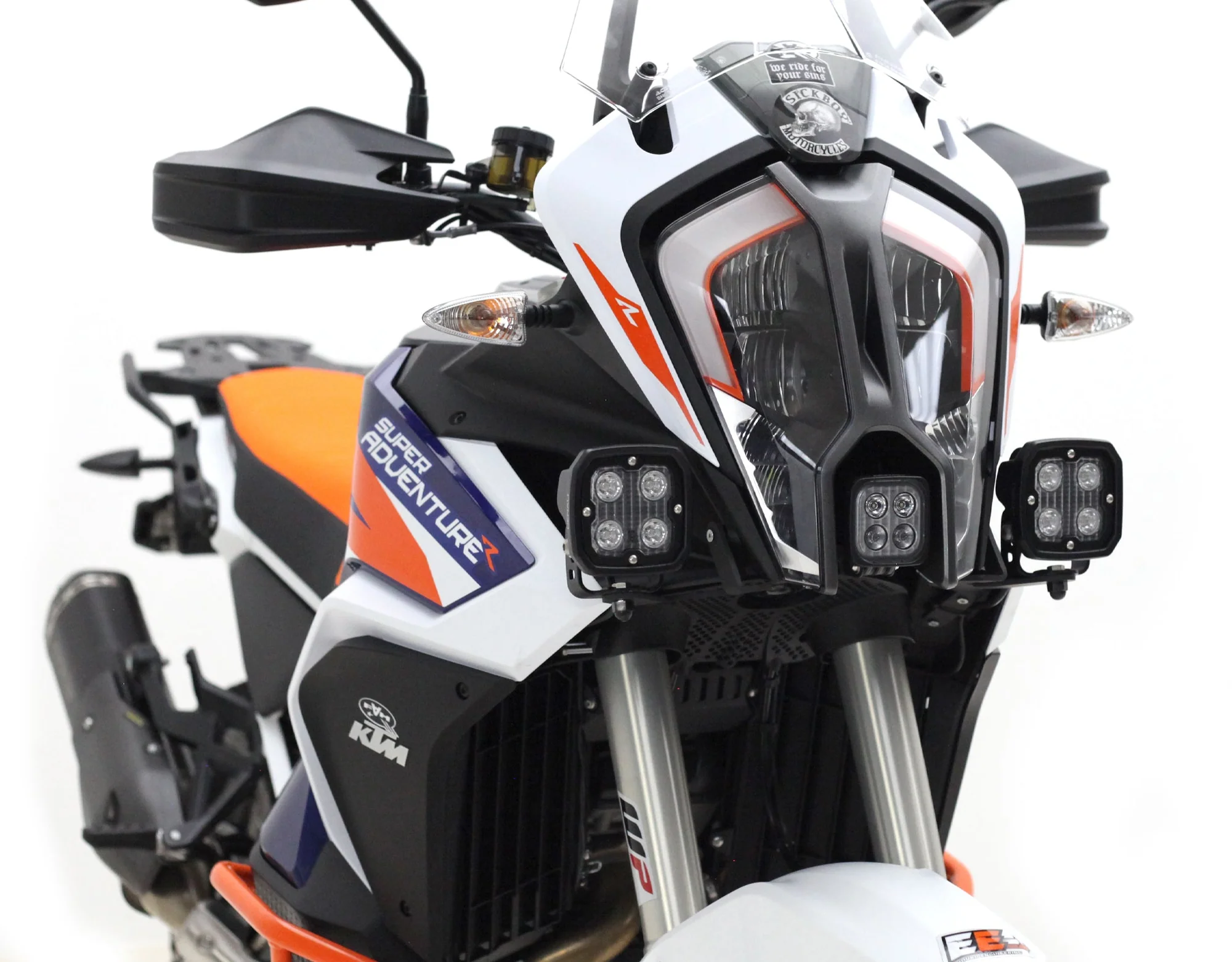 Supporti montaggio faretti anteriori per KTM 1290 Super Adventure R/S 3 Supporti montaggio faretti anteriori per KTM 1290 Super Adventure R/S - immagine 3