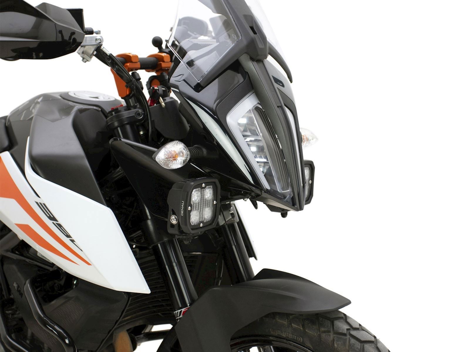 Supporti montaggio faretti anteriori per KTM 390 Adventure 2020 DENALI 1 Supporti montaggio faretti anteriori per KTM 390 Adventure 2020 DENALI